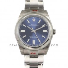 Oyster Perpetual 41mm Bright Blue Dial 114300