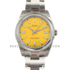 Oyster Perpetual 41mm Yellow Dial 114300