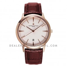 Patrimony White Dial in Pink Gold Ref: 85180