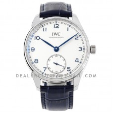 Portugieser Automatic 40 IW358304 White Dial in Steel