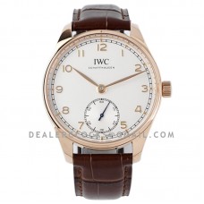 Portugieser Automatic 40 IW358306 White Dial in Rose Gold