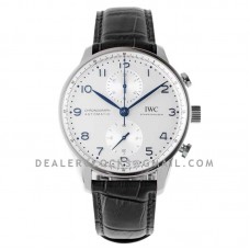 Portugieser Chronograph IW371605 White Dial in Steel