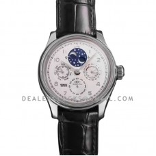 Portugieser Perpetual Calendar IW503406 White Dial in White Gold