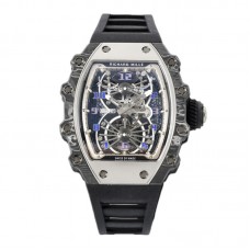 RM 021-01 Tourbillon Aerodyne on Black Rubber Strap