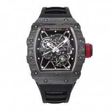 RM 035-01 Rafael Nadal NTPT Carbon on Black Rubber Strap