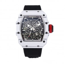 RM 035-01 Rafael Nadal White NTPT on Black Nylon Strap