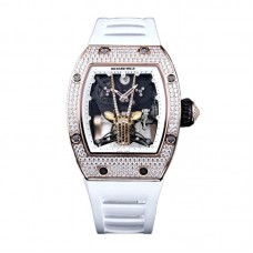 RM 51-05 Oryx Tourbillon in Rose Gold with Diamond Bezel