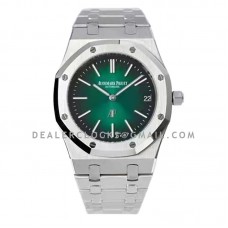 Royal Oak 15202 39mm Smoked Green Sunburst Dial