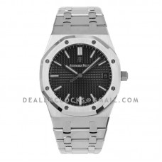 Royal Oak 15500 Black Dial in Steel