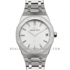 Royal Oak 15500 White Dial
