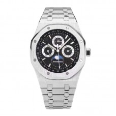 Royal Oak Perpetual Calendar 26613 Black Dial in Steel