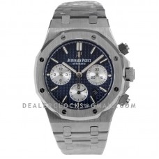 Royal Oak Self-Winding Chronograph Blue/White Dial in Steel