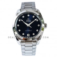 Seamaster Aqua Terra 150M Master Co-Axial Chronometer Silver Dial in Steel