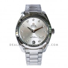 Seamaster Aqua Terra 150M Master Co-Axial Chronometer Silver Dial in Steel