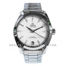 Seamaster Aqua Terra 150M Master Co-Axial Chronometer White Wave Dial in Steel
