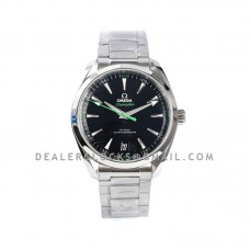 Seamaster Aqua Terra 150m Co-Axial Master Chronometer 41mm Black Dial with Green Markerson Bracelet