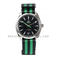 Seamaster Aqua Terra 150m Co-Axial Master Chronometer 41.5mm Golf Edition Black Dial on Nato Strap