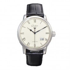 Senator White Dial in Steel