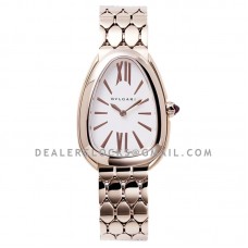 Serpenti Seduttori Watch Ref 103145 White Dial in Rose Gold