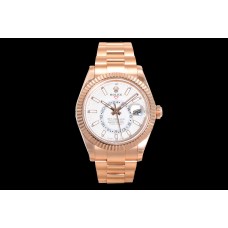 Sky-Dweller 336235 White Dial in Everose Gold