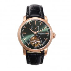 Traditionelle 14-Day Tourbillon Green Dial in Rose Gold