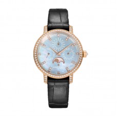 Traditionelle Perpetual Calendar Ultra-Thin 4305T000R Blue Dial in Pink Gold