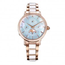 Traditionelle Perpetual Calendar Ultra-Thin 4305T000R Blue Dial in Pink Gold on Bracelet
