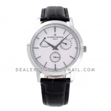 Traditionnelle Manual-Winding White Dial in Steel