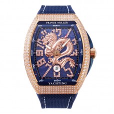 Vanguard Yachting Dragon V45YT Blue Dial with Diamond Bezel in Rose Gold Vanguard Yachting Dragon V45YT Blue Dial with Diamond Bezel in Rose Gold