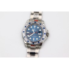 Yacht-Master 116622 BLSO Blue Dial with Blue and White Diamond Bezel