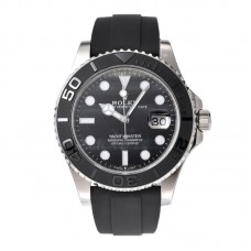 Yacht-Master 42 226659 White Gold on Oysterflex Strap