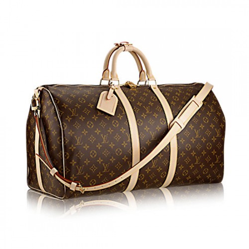 Louis Vuitton M41414 Keepall Bandouliere 55 Duffel Bag Monogram Canvas