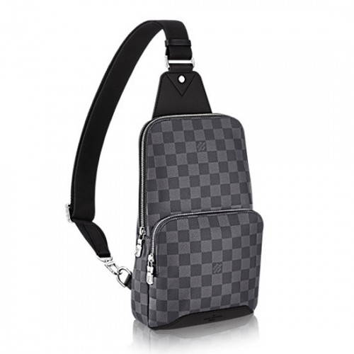 Louis Vuitton N41719 Avenue Sling Bag Damier Graphite Canvas