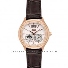 Black Tie Emperador White Dial in Rose Gold