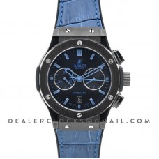 Classic Fusion Chronograph Blue Dial with Blue Marker in PVD