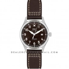 Pilot’s Watch Mark XVIII (Antoine De Saint Exupery) IW327003 Brown Dial on Leather Strap