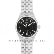 Pilot’s Watch Mark XVIII IW327015 Black Dial on Steel Bracelet