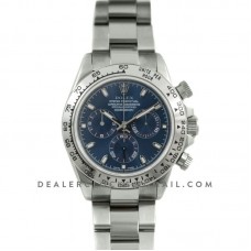 Daytona 116520 Blue Dial in White Gold