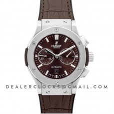 Classic Fusion Chronograph Brown Dial in Steel