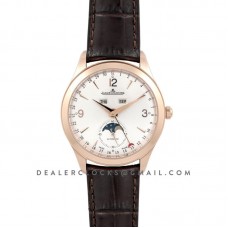 Master Calendar White Dial in Pink Gold
