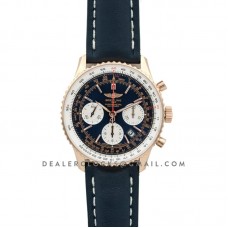 Navitimer 01 Chronograph Blue Dial in Rose Gold