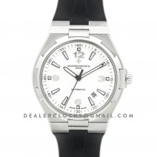 Overseas Automatic White Dial in Steel