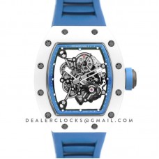 RM 055 White Bubba Watson White Ceramic on Blue Rubber