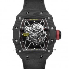 RM 035-01 Rafael Nadal Carbon on Black Nylon Strap