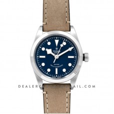 Black Bay 36 Blue Dial on Brown Strap Ref. M79500-0005