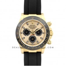 Daytona 116518LN Champagne Dial in Yellow Gold