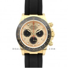 Daytona 116518LN Champagne Red Dial in Yellow Gold