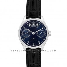 Portugieser Annual Calendar IW503502 Blue Dial in Steel