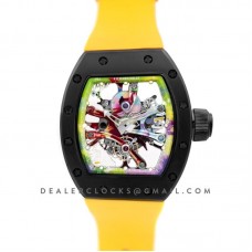 RM 068-01 Tourbillon Cyril Kongo on Yellow Rubber Strap