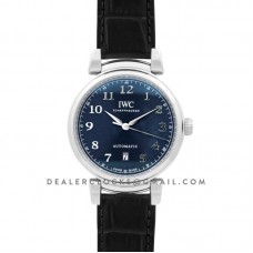 Da Vinci Automatic Edition ‘150 Years’ IW356605 Blue Dial in Steel